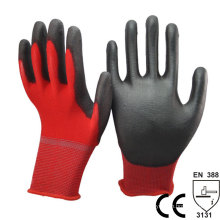 NMSAFETY 13 calibre rouge doublure jardin travail sécurité pu gants